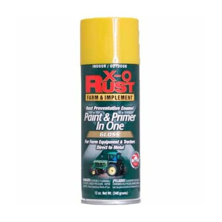 General Paint Spray Paint, John Deere Yellow, Flat, 12 oz 125806
